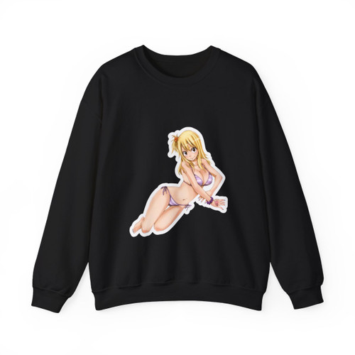 Fairy Tail Lucy Heartfilia 1 (Anime/Ecchi) Crewneck Sweatshirt