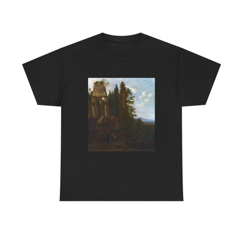 MOUCHERON, Frederick de - A Landscape with Classical Ruins (Artwork) T-Shirt