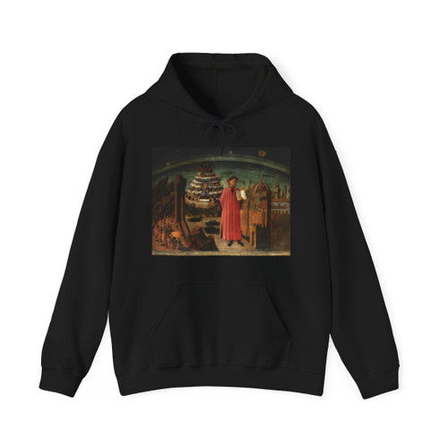 DOMENICO di Michelino - Dante and the Three Kingdoms (Artwork) Hoodie