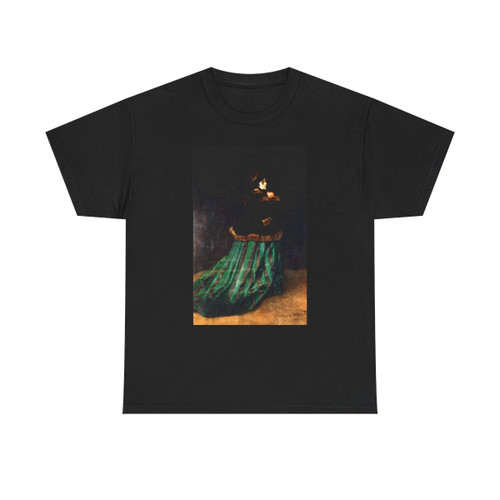 MONET, Claude - Woman in a Green Dress (Artwork) T-Shirt