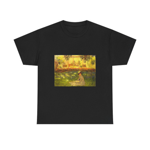 MONET, Claude - Woman Sitting in a Garden (Artwork) T-Shirt