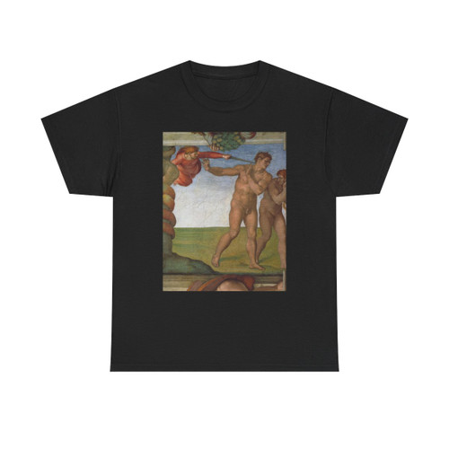 MICHELANGELO, Buonarroti - Genesis The Fall and Expulsion from Paradise The Expulsion (Artwork) T-Shirt