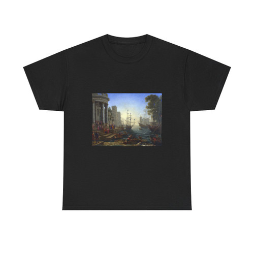 CLAUDE LORRAIN - Port Scene with the Embarkation of St Ursula (Artwork) T-Shirt