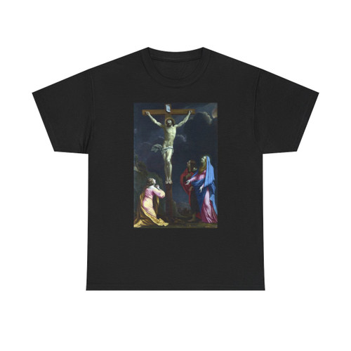 LE SUEUR, Eustache - Christ on the Cross with the Virgin and Saints (Artwork) T-Shirt