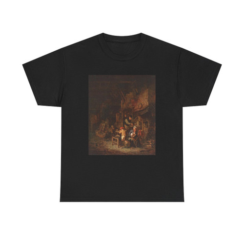 OSTADE, Adriaen Jansz. van - Interior with a Peasant Family (Artwork) T-Shirt
