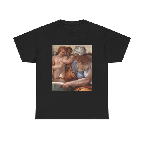 MICHELANGELO, Buonarroti - The Cumaean Sibyl (detail) (Artwork) T-Shirt