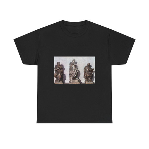 MICHELANGELO, Buonarroti -Medicis- Medici Madonna, between Sts Cosmas and Damian (Artwork) T-Shirt