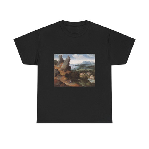 PATENIER, Joachim - Landscape with the Flight into Egypt (Artwork) T-Shirt