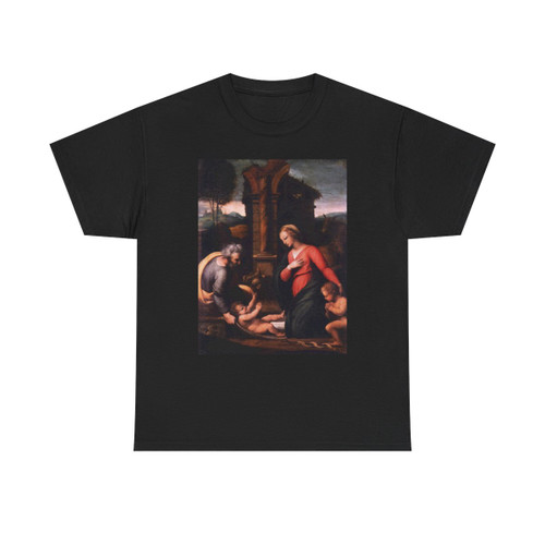 PENNI, Giovan Francesco -  Holy Family with the Infant St John (Artwork) T-Shirt