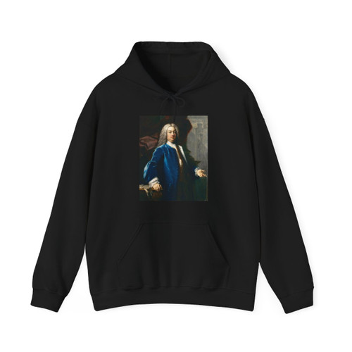 AMIGONI, Jacopo - Portrait of a Gentlemen in Blue Jacket (Artwork) Hoodie