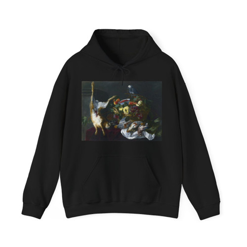 FYT, Jan - A Still Life with Fruit, Dead Game and a Parrot (Artwork) Hoodie
