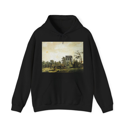 FRIEDRICH, Caspar David - Landscape with Pavilion (Artwork) Hoodie
