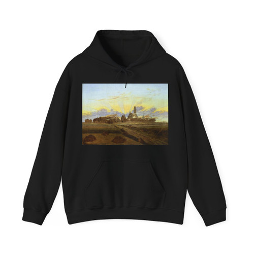 FRIEDRICH, Caspar David - Neubrandenburg In Flames (Artwork) Hoodie