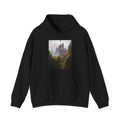 FRIEDRICH, Caspar David - Rocky Ravine (Artwork) Hoodie