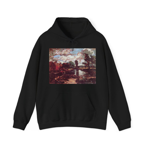 CONSTABLE, John - Flatford Mill from a Lock on the Stour (Artwork) Hoodie