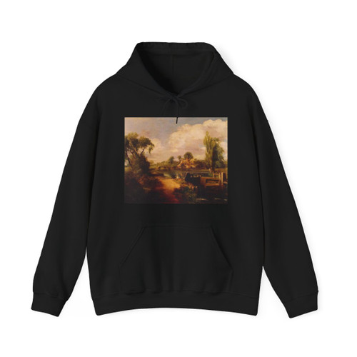 CONSTABLE, John - Landscape Boys Fishing (Artwork) Hoodie