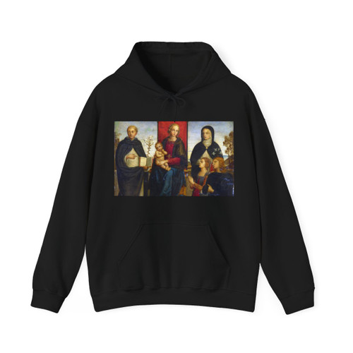 PERUGINO, Pietro -The Virgin and Child with Saints (Artwork) Hoodie