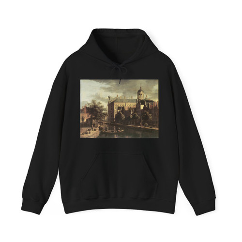 BERCKHEYDE, Gerrit Adriaensz - Amsterdam, the Nieuwezijds near the Bloemmarkt (Artwork) Hoodie