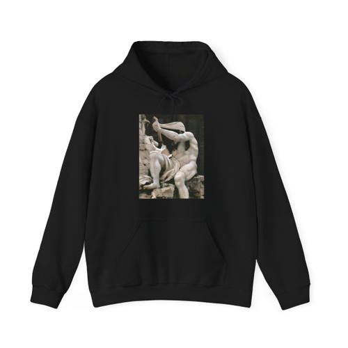 BERNINI, Gian Lorenzo - 1650 - The River Nile from the Fountain of the Four Rivers (Artwork) Hoodie