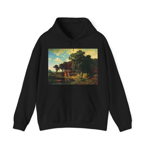 BIERSTADT, Albert - A Rustic Mill (Artwork) Hoodie