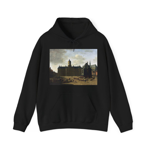 BERCKHEYDE, Gerrit Adriaensz - View of the Dam with the Town Hall (Artwork) Hoodie