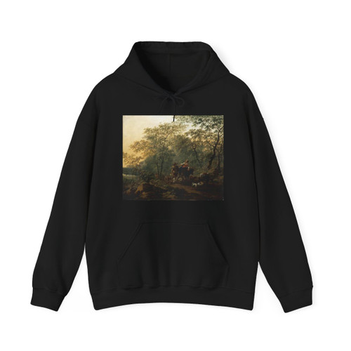 BERCHEM, Nicolaes - An Italianate Landscape (Artwork) Hoodie
