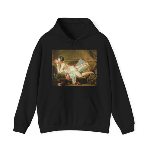 BOUCHER, Francois - Nude on a Sofa (Reclining Girl) (Artwork) Hoodie