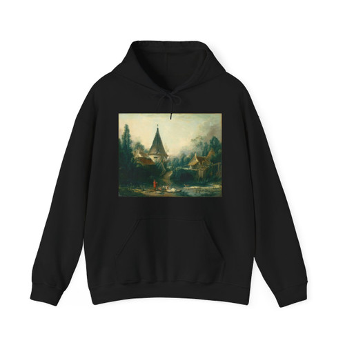 BOUCHER, Francois - Landscape Near Beauvais (Artwork) Hoodie