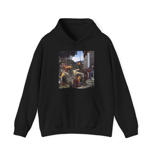 BOTTICELLI, Sandro - The Trials and Calling of Moses (detail)7 (Artwork) Hoodie