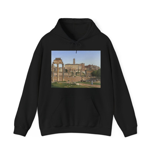 ECKERSBERG, Christoffer Wilhelm - View of the Forum in Rome (Artwork) Hoodie