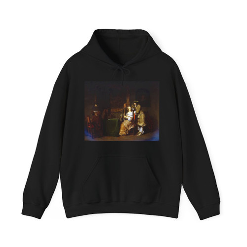EECKHOUT, Gerbrand van den - An Elegant Company Playing Cards (Artwork) Hoodie