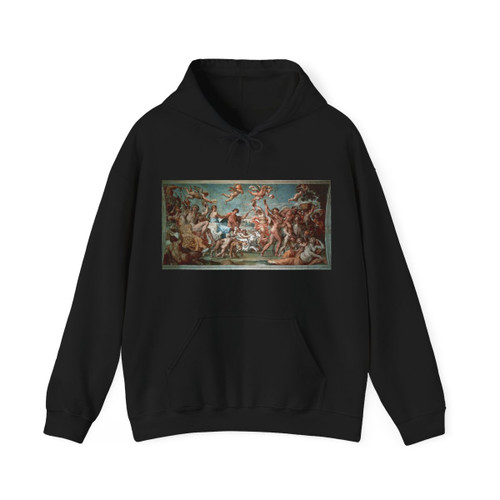 CARRACCI, Annibale -frescoes-Triumph of Bacchus and Ariadne (Artwork) Hoodie