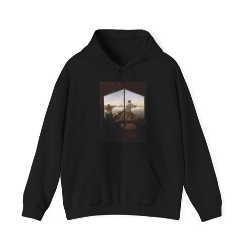 CARUS, Carl Gustav - A Gondola on the Elbe near Dresden (Artwork) Hoodie