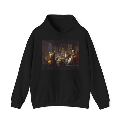 FRAGONARD, Jean-Honore - Jeroboam Offering Sacrifice for the Idol (Artwork) Hoodie