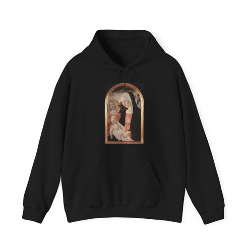 FRANCESCO di Giorgio Martini  -1470s- Madonna and Child with an Angel (Artwork) Hoodie