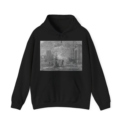 CLAUDE LORRAIN - Harbour Scene (Artwork) Hoodie