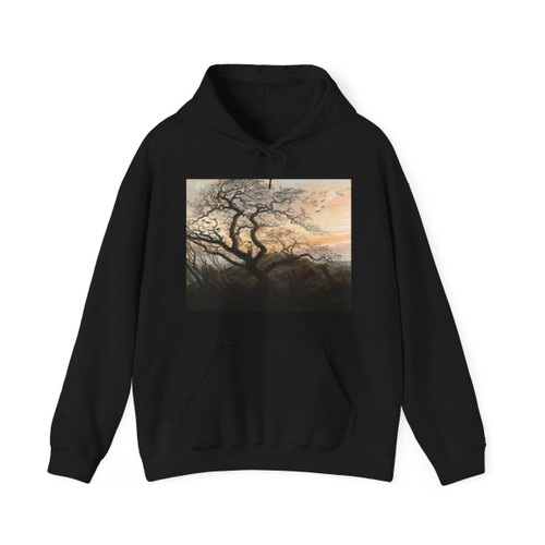FRIEDRICH, Caspar David - The Tree of Crows (Artwork) Hoodie