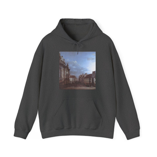 BELLOTTO, Bernardo - Dresden - Dresden, the Frauenkirche and the Rampische Gasse (Artwork) Hoodie