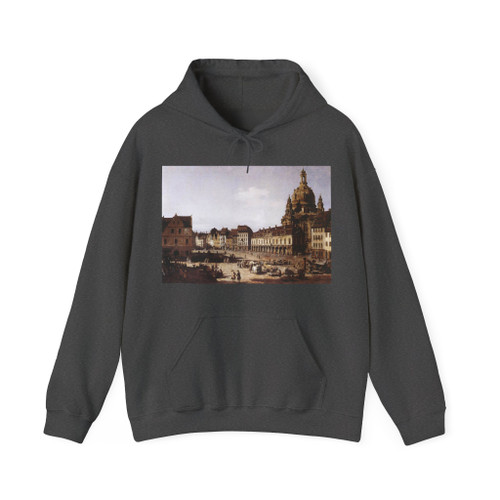 BELLOTTO, Bernardo - Dresden - New Market Square in Dresden (Artwork) Hoodie