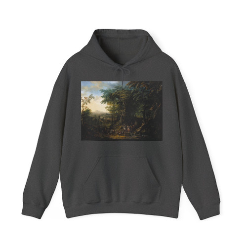 JANNECK, Franz Christoph - Travellers on a Forest Road (Artwork) Hoodie