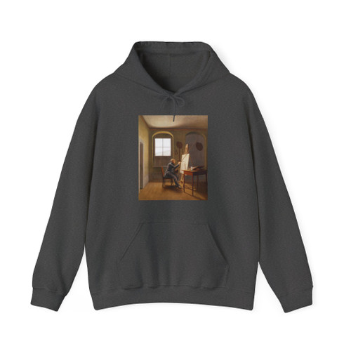 KERSTING, Georg Friedrich - Caspar David Friedrich in his Studio (Artwork) Hoodie