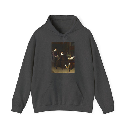 KEYSER, Thomas de - Constantijn Huygens and his Clerk (Artwork) Hoodie