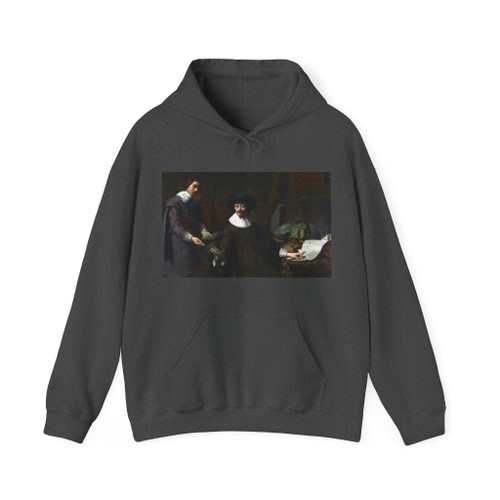 KEYSER, Thomas de - Portrait of Constantijn Huygens and his (Artwork) Hoodie