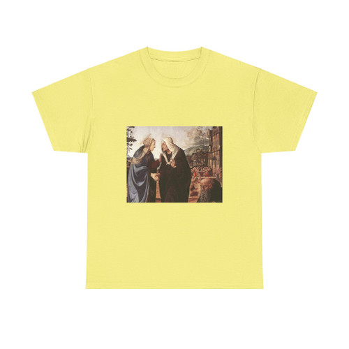 PIERO DI COSIMO - The Visitation with Sts Nicholas and Anthony (detail) (Artwork) T-Shirt