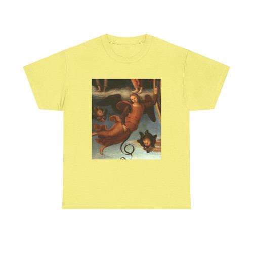 PERUGINO, Pietro -Madonna- Assumption of the Virgin (detail)2 (Artwork) T-Shirt