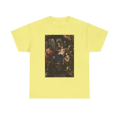PIETRO DA CORTONA - Virgin and Child with Saints (Artwork) T-Shirt