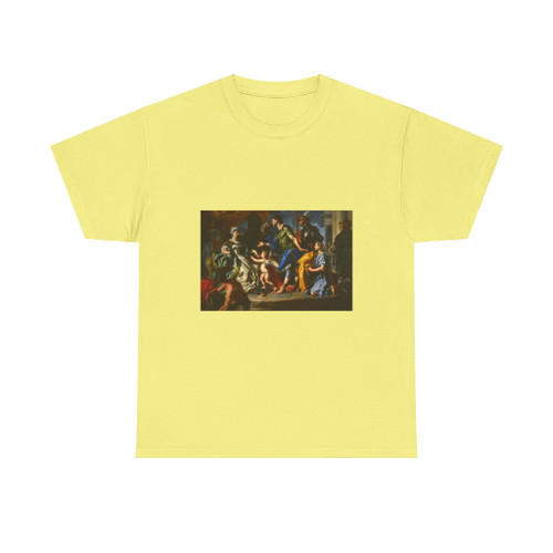 SOLIMENA, Francesco - Dido Receiving Aeneas and Cupid Disguised as Ascanius (Artwork) T-Shirt