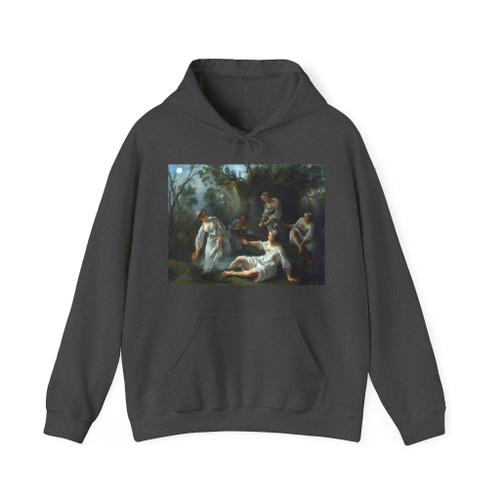 LANCRET, Nicolas - The Four Times of Day - Evening (Artwork) Hoodie