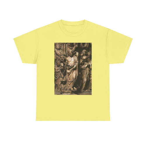 PISANO, Nicola - Apocalyptic Christ, relief from the pulpit (detail) (Artwork) T-Shirt