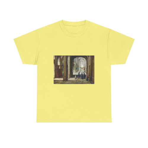 STEENWYCK, Hendrick van the Younger - The Interior of a Gothic Church looking East (Artwork) T-Shirt